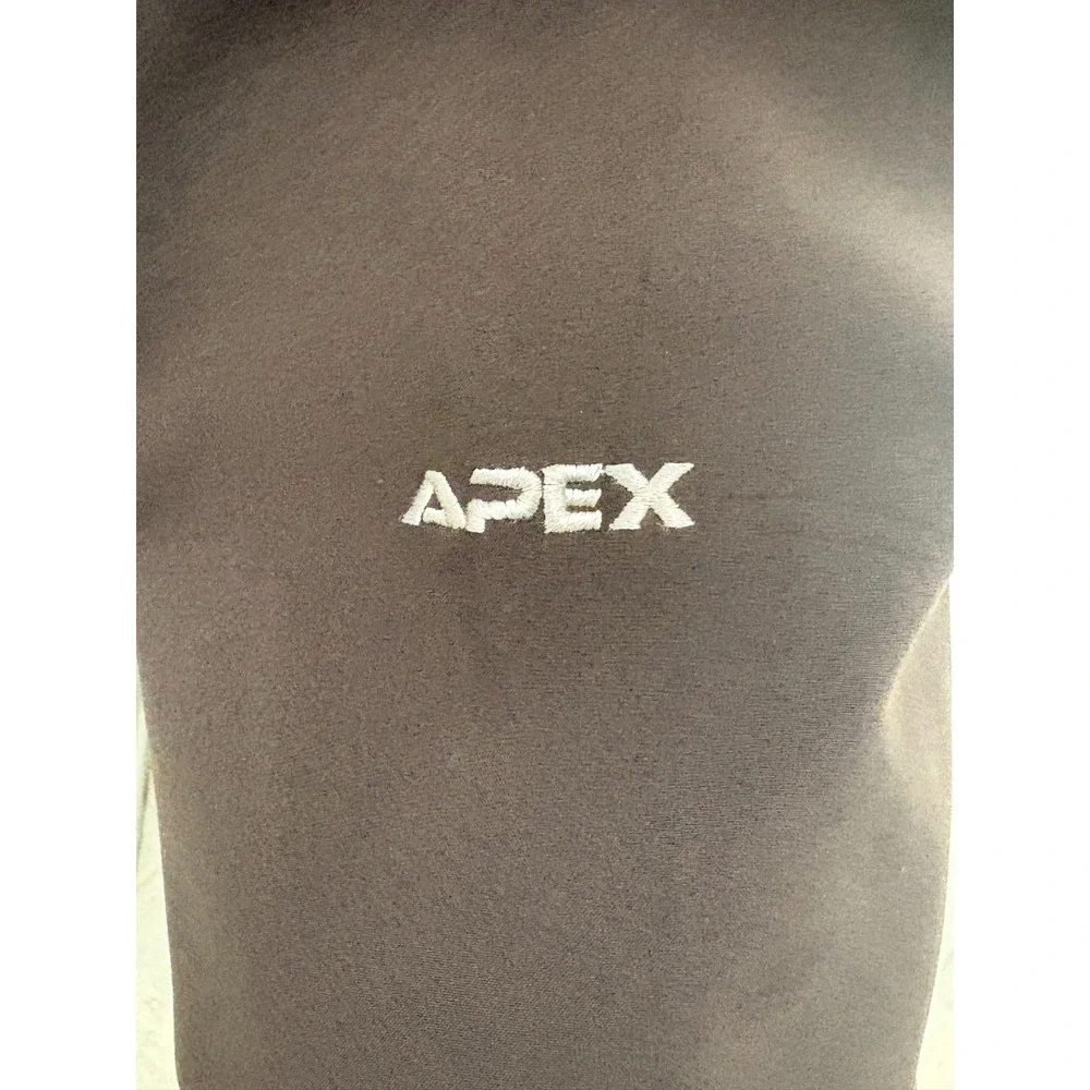 The North Face Apex‎ Bionic Soft Shell Zip Up Jacket Mens Brown Zipper Pockets L
